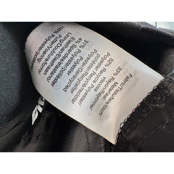 DKNY High Waist Tie Waist Size 4 Paper Bag Dress Cropped NWOT Donna Karen Wide L - Picture 5 of 9